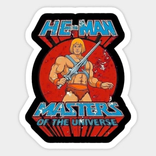 He man and the mastersbof the universe t-shirt Sticker